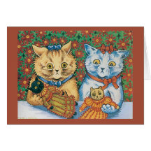 Cat Vintage Card