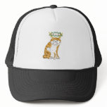 cat with antlers and holly hats