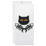 cat with fish bone icon customized rack card