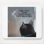 CAT WITH GECKO MOUSE PAD