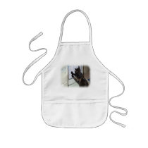 Cat with PC Apron