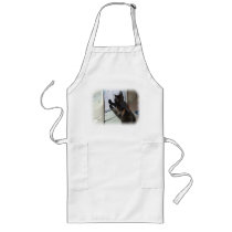 Cat with PC Apron