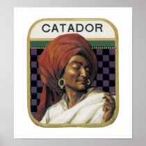 Catador Cigar Advertisement Poster