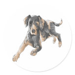 Catahoula Leopard Round Sticker