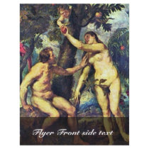 Català: L'Adam I L'Eva, Adam And Eve,  By Rubens P Flyers