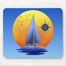 Catamaran Sailing Mousepads
