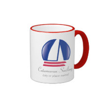 Catamaran Sailing_Pontoon Racing_BlueMoon template Mugs