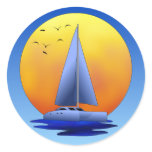 Catamaran Sailing Stickers