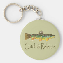 Catch and Release Fishing Key Chains