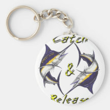 Catch and Release Marlins Keychains