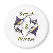 Catch and Release Marlins Magnets