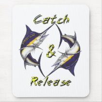 Catch and Release Marlins Mouse Mats