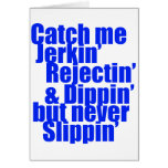 Catch me JERKIN blue cards