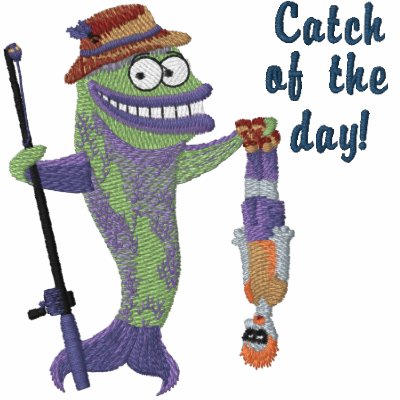 Catch of the Day by Embroidery4U