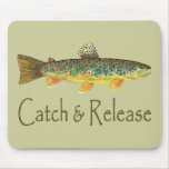 Catch & Release - Brown Trout mousepads