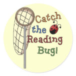 Catch the Reading Bug Tshirts and Gifts stickers
