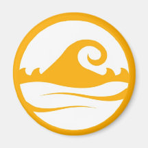 Catch The Wave Fridge Magnet