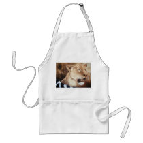 Catching her breath - Lioness Aprons