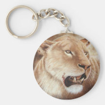 Catching her breath - Lioness Keychain