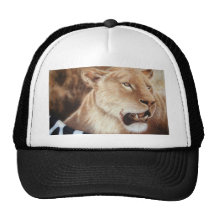 Catching her breath - Lioness Trucker Hats