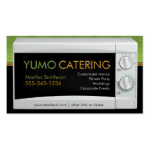 Catering Microwave Hospitality Business Card