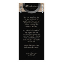 Catering Rack Card Cutlery Beige