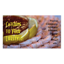 Catering Service Business Card