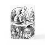 Caterpillar Smoking a Hookah Alice in Wonderland Greeting Cards