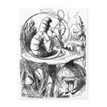 Caterpillar Smoking a Hookah Alice in Wonderland Postcard