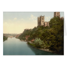 Cathedral and Church, Durham, England Card