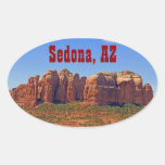 Cathedral Rock Oval Sticker