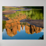 Cathedral Rock Reflections 4148 Poster