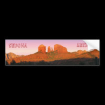 Cathedral Rock Sedona Panorama bumper stickers