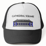 Cathedral Square - grey hats