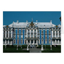 Catherine Palace at Pushkin, Saint Petersburg, Rus Greeting Card