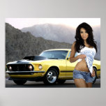 Catherine with Muscle Car posters