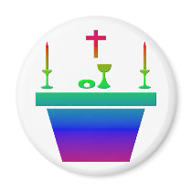 Catholic Eucharistic Altar - Holy Thursday Refrigerator Magnets