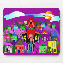 Catholic Nuns Art "Heading to Church" Mouse Mat