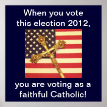 Catholic Voter Poster