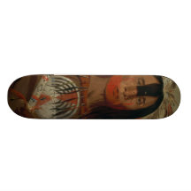 Catlin Native American Art Skate Deck