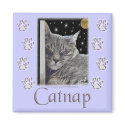 Catnap Grey Tabby Cat Magnet