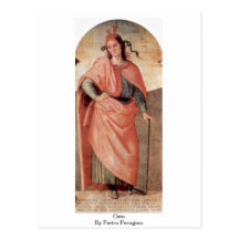 Cato By Pietro Perugino Postcard