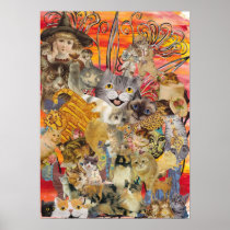 Cats a Plenty Print