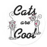Cats are Cool stickers