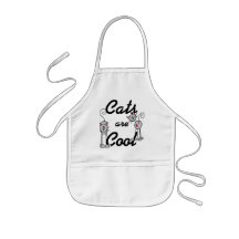 Cats Are Cool Tshirts and Gifts Apron