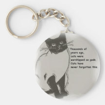 Cats are Gods Keychains