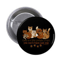 Cats are like potato chips pins
