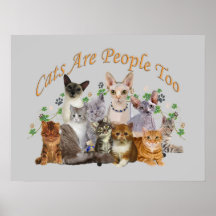 Cats Are People Too Poster