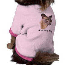 "(Cats) aren't my thing" Dog Sweater. Pet Tee Shirt
