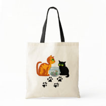 Cats At Play Tote Bags
